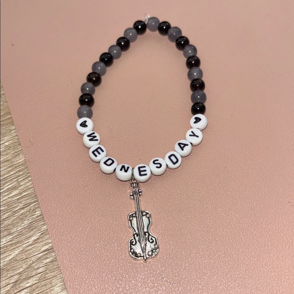 Hand Crafted Jewelry - Tv show fandom vibes handcrafted bracelet 🖤🎻